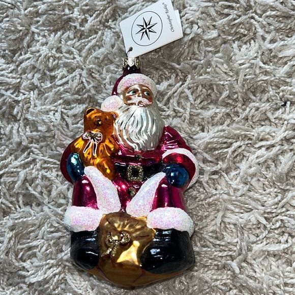 Christopher Radko Department Store Santa Glass Christmas Ornament - Picture 1 of 15